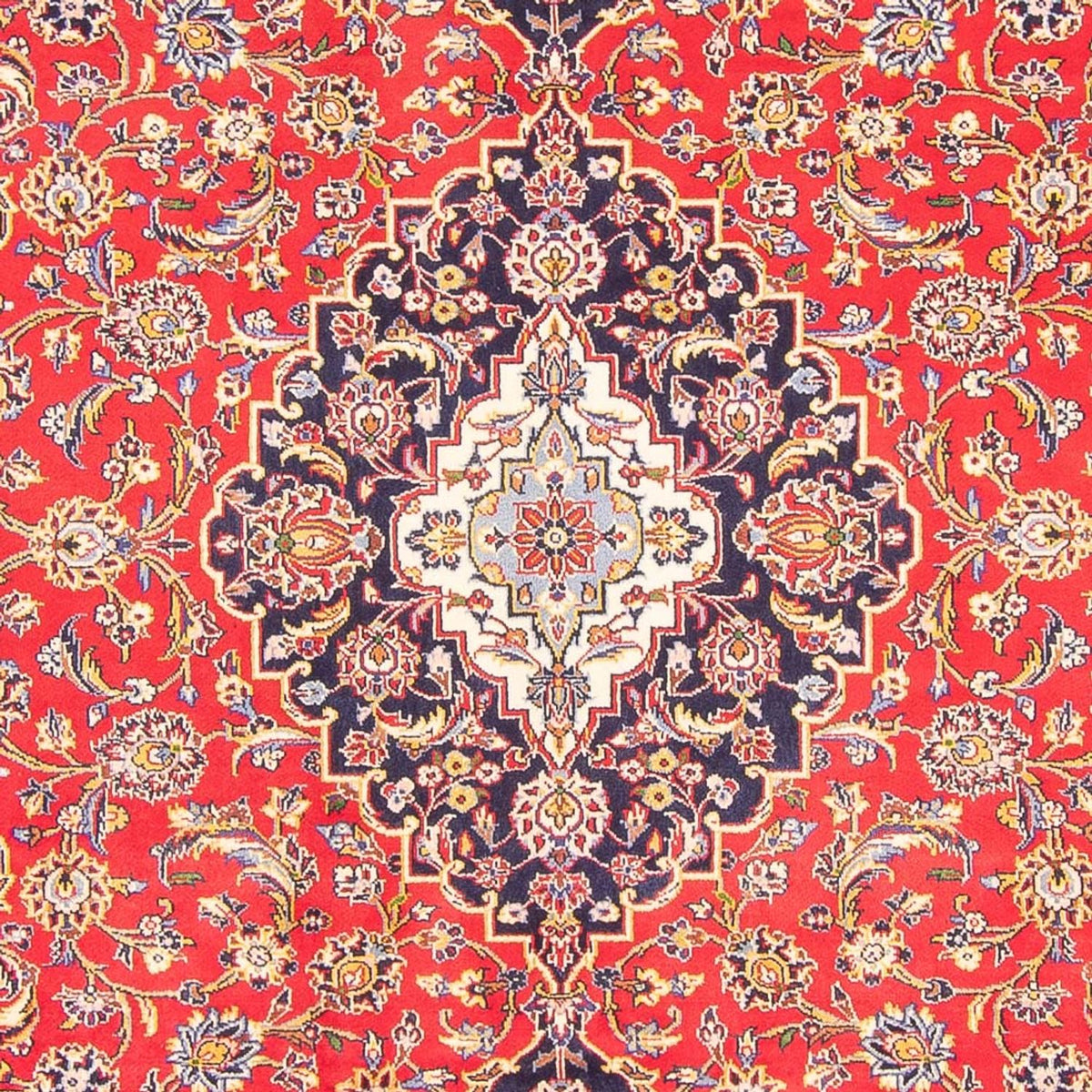 Alfombra persa - Keshan - 345 x 244 cm - rojo