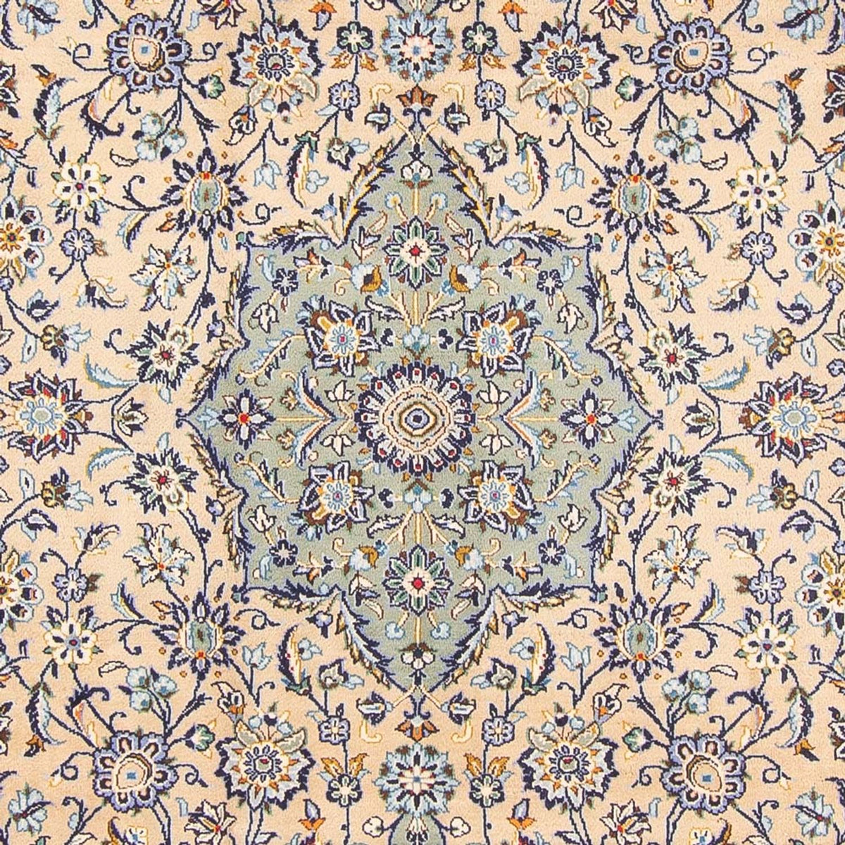 Alfombra persa - Keshan - 344 x 245 cm - taupe