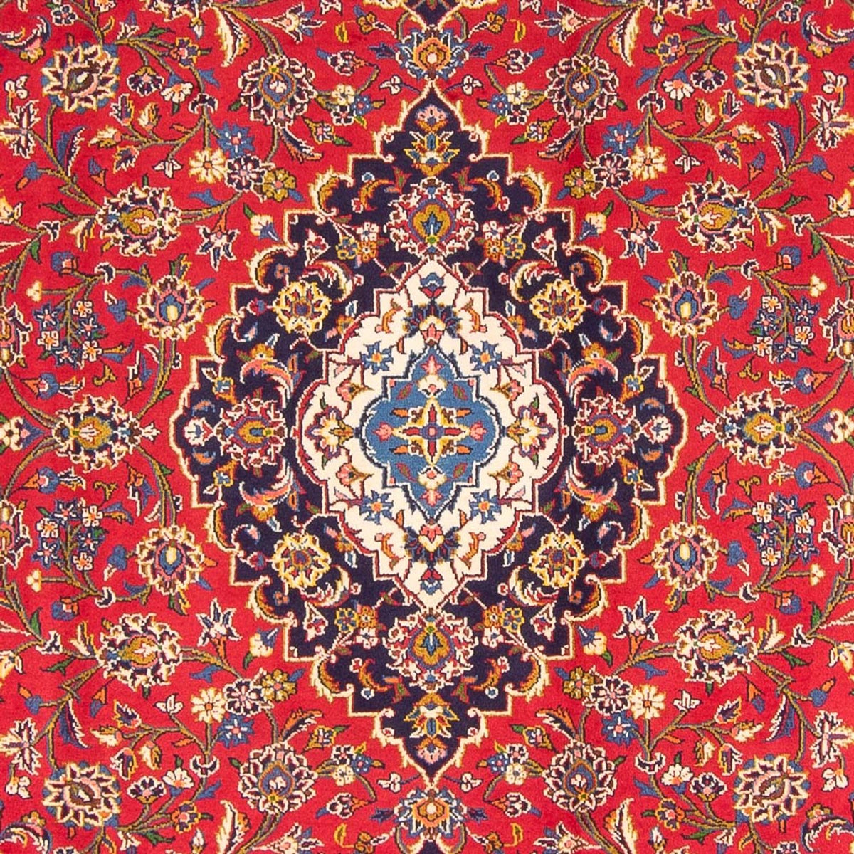 Alfombra persa - Keshan - 343 x 247 cm - rojo