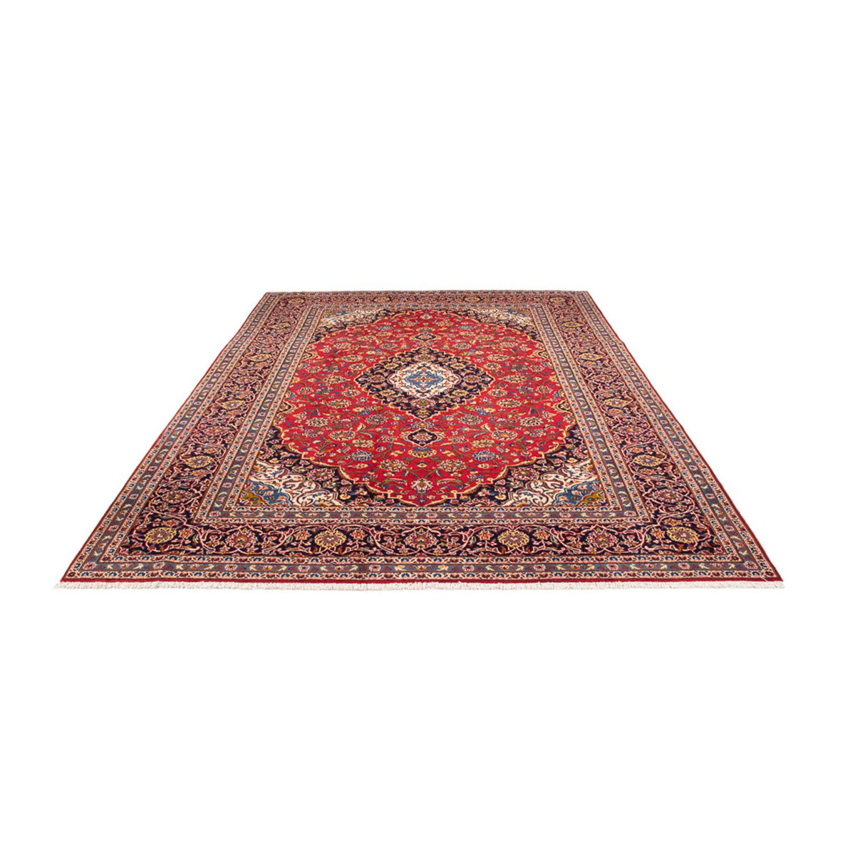 Alfombra persa - Keshan - 343 x 247 cm - rojo