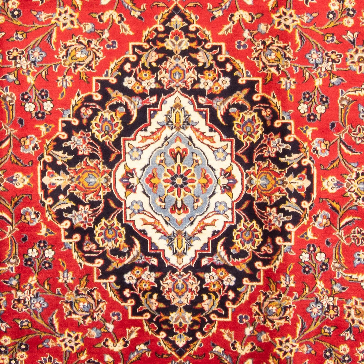 Alfombra persa - Keshan - 343 x 248 cm - rojo