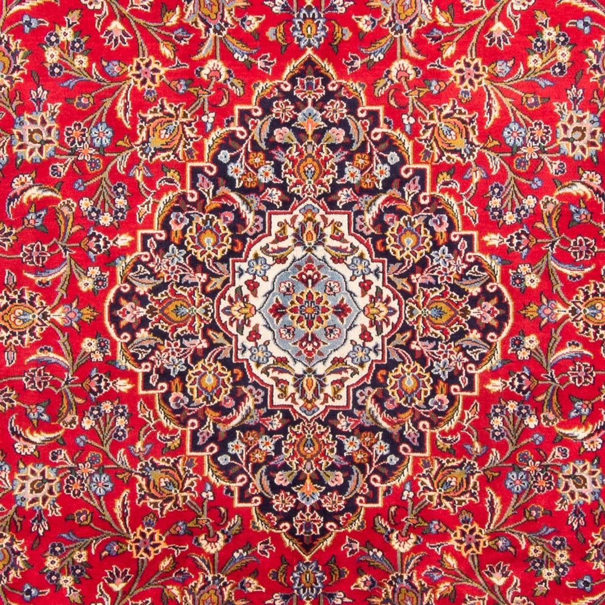 Alfombra persa - Keshan - 350 x 243 cm - rojo