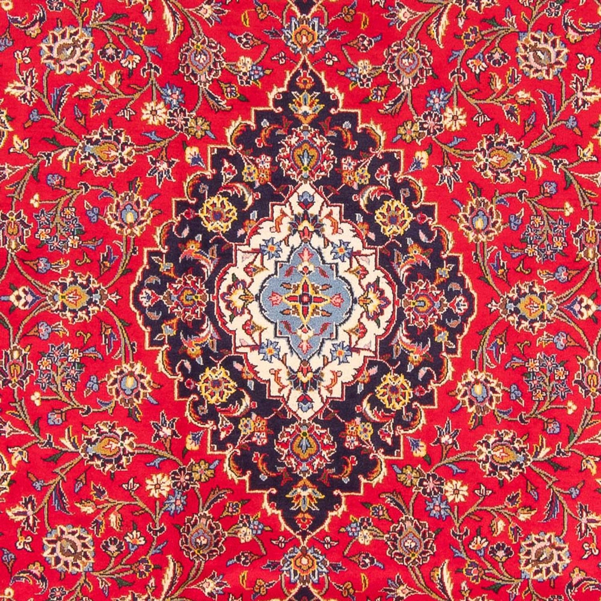 Alfombra persa - Keshan - 346 x 247 cm - rojo