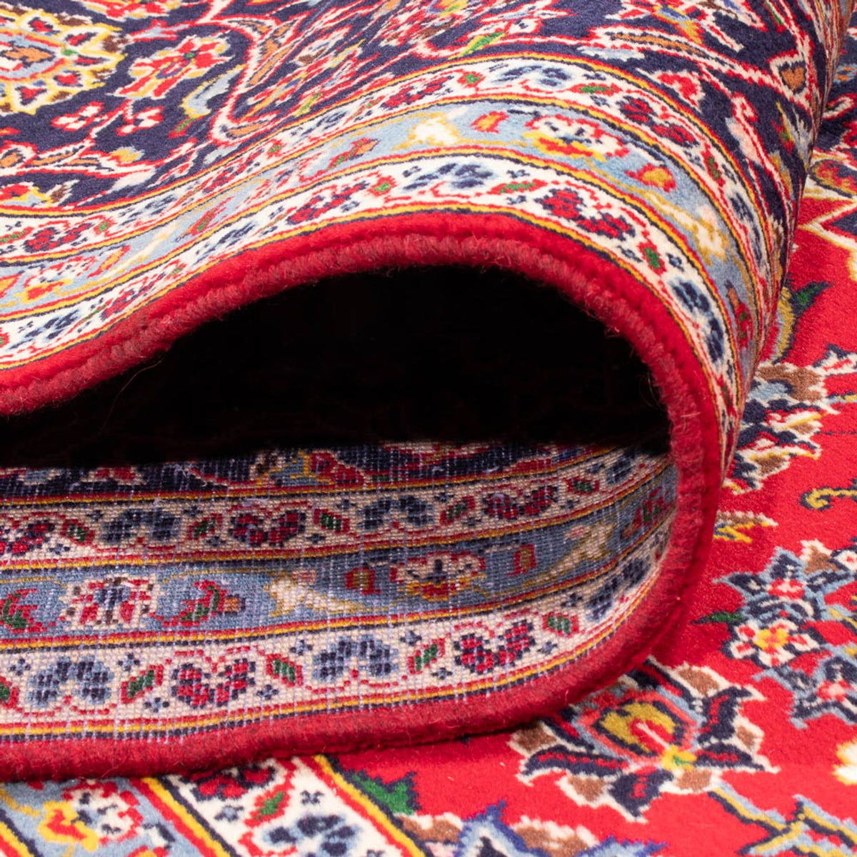 Alfombra persa - Keshan - 346 x 247 cm - rojo