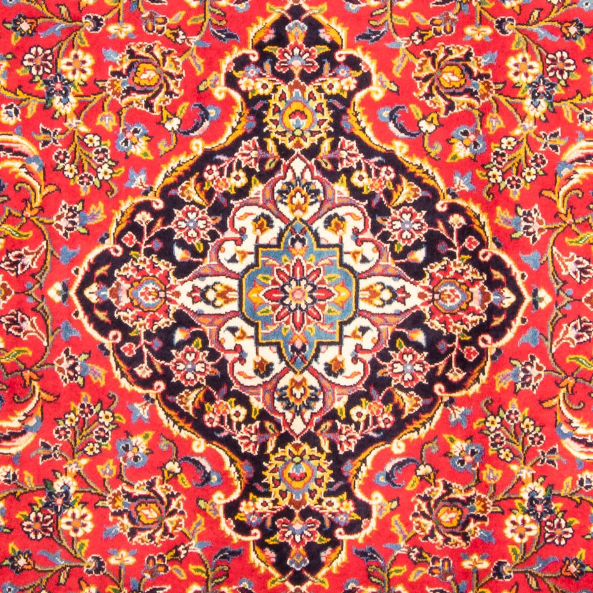 Alfombra persa - Keshan - 348 x 247 cm - rojo
