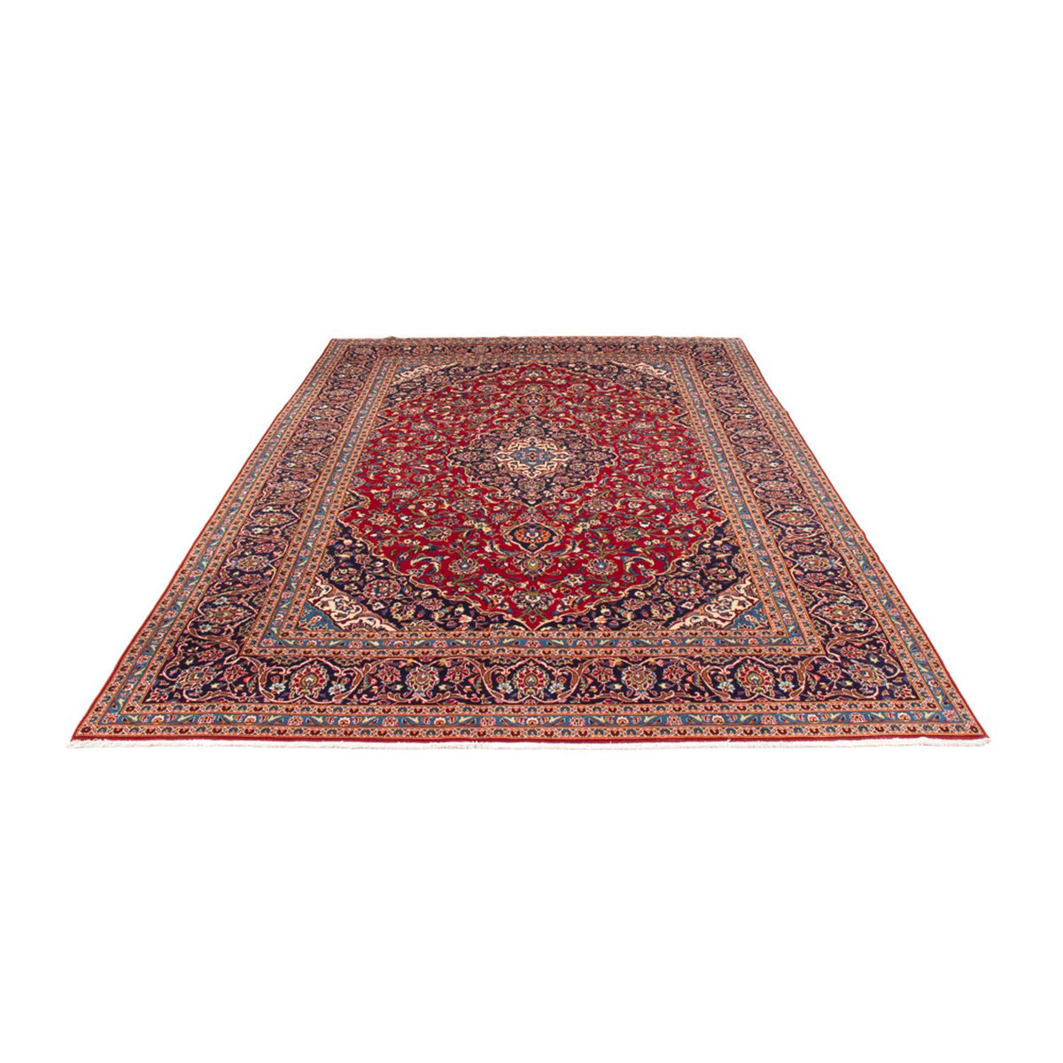 Alfombra persa - Keshan - 348 x 247 cm - rojo