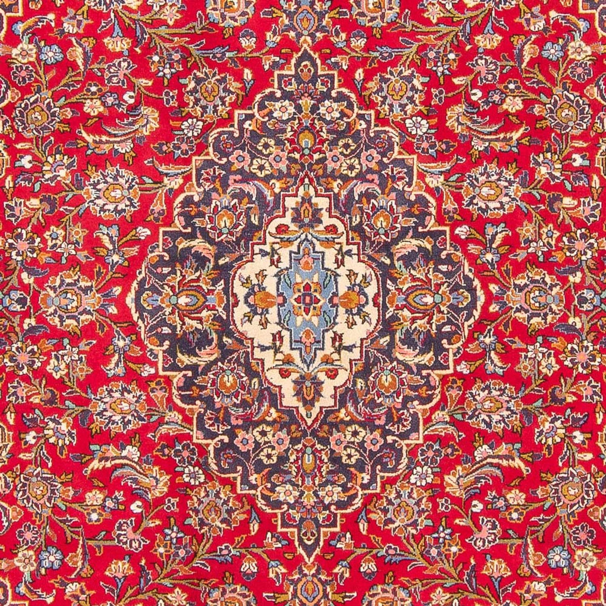 Alfombra persa - Keshan - 346 x 250 cm - rojo