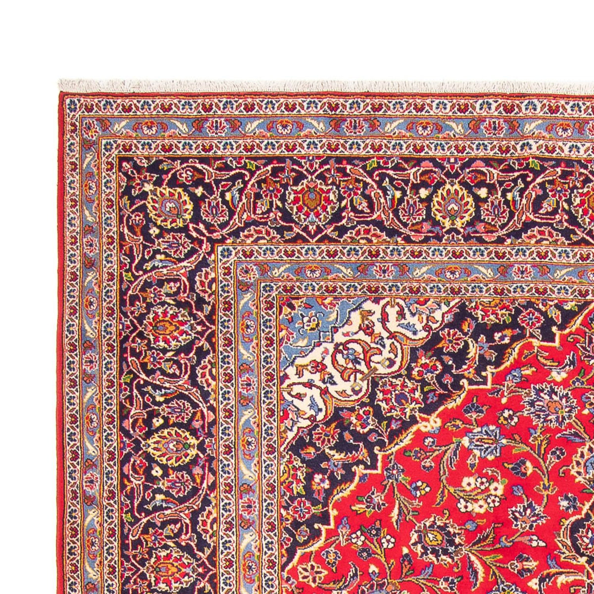 Alfombra persa - Keshan - 347 x 250 cm - rojo