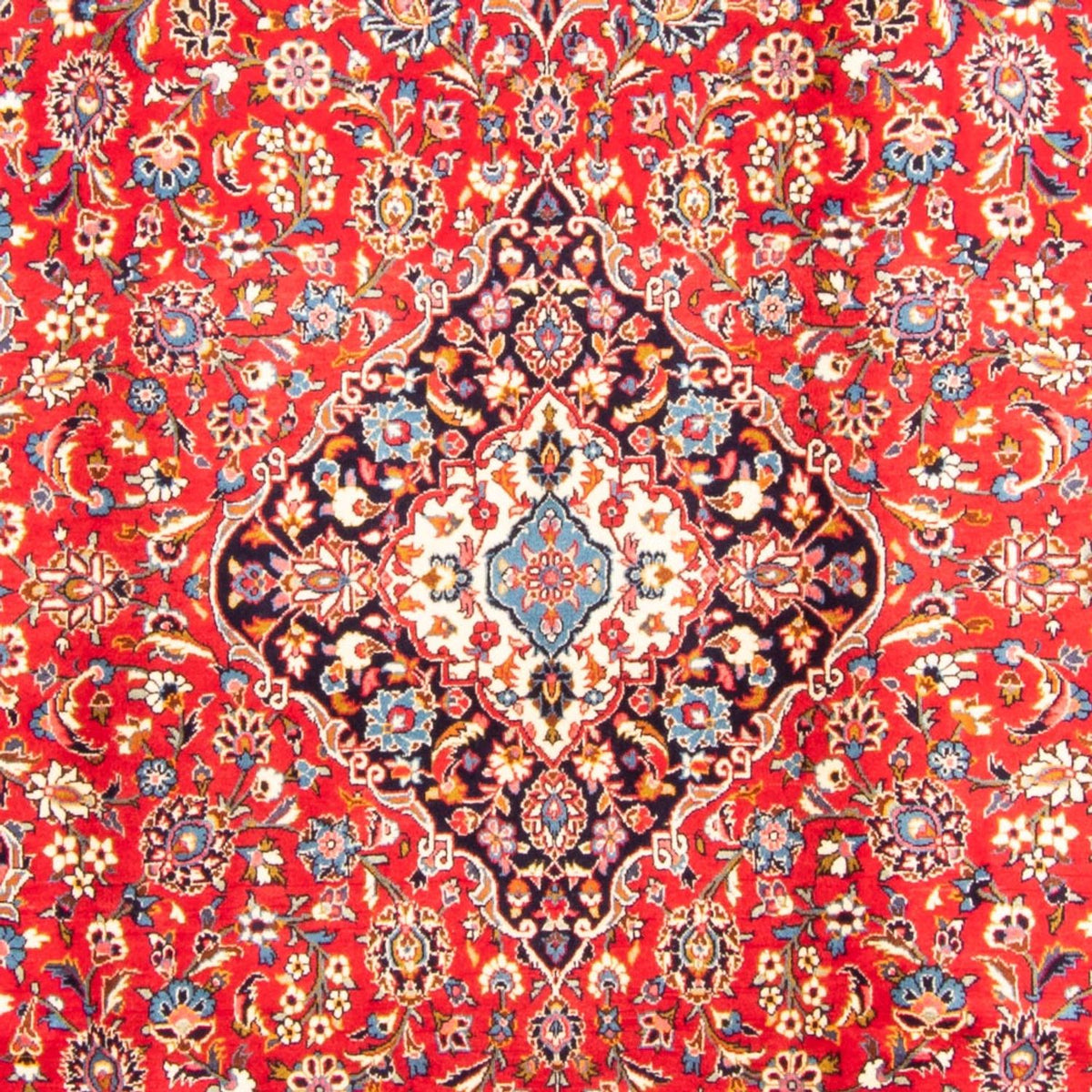 Alfombra persa - Keshan - 355 x 245 cm - rojo