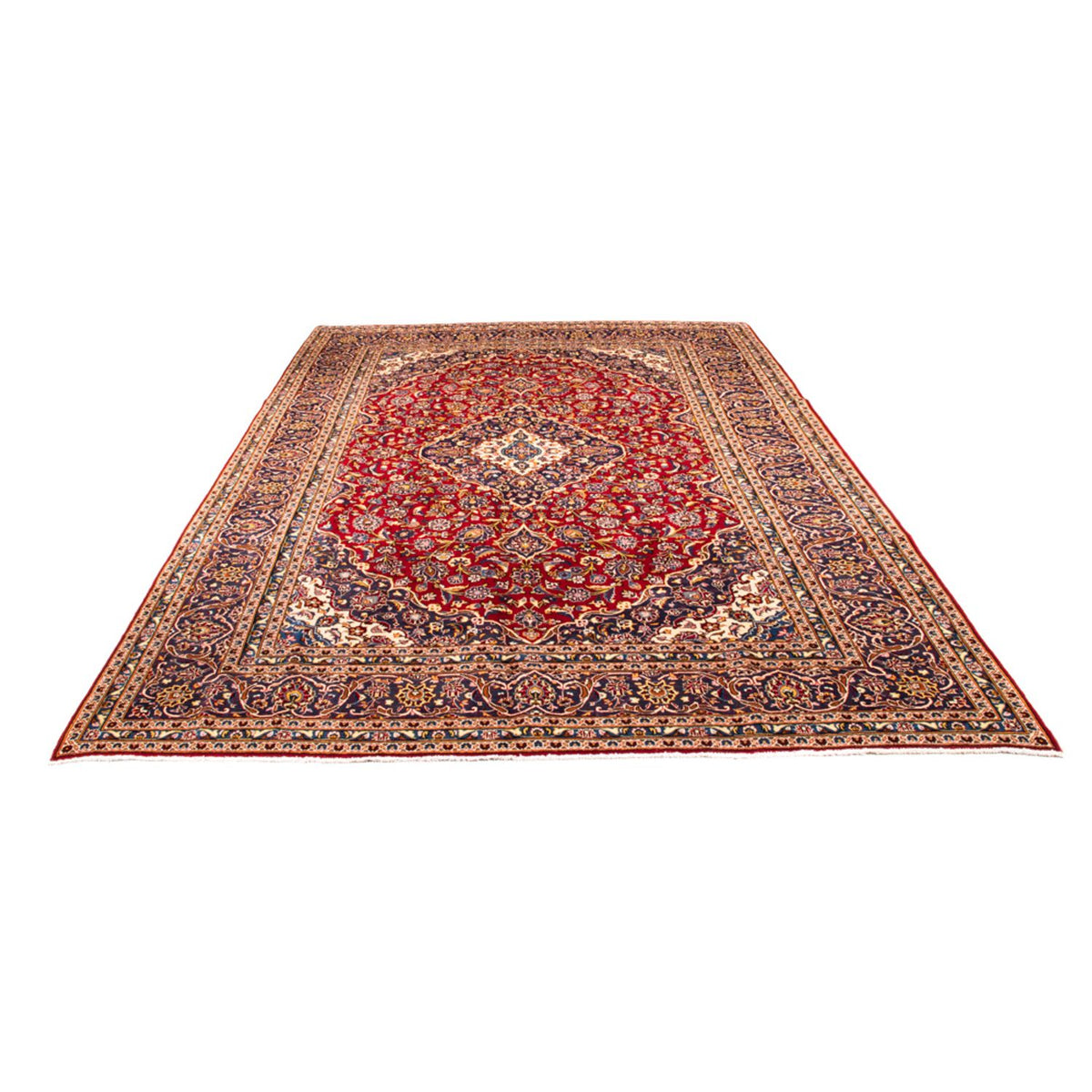 Alfombra persa - Keshan - 352 x 248 cm - rojo