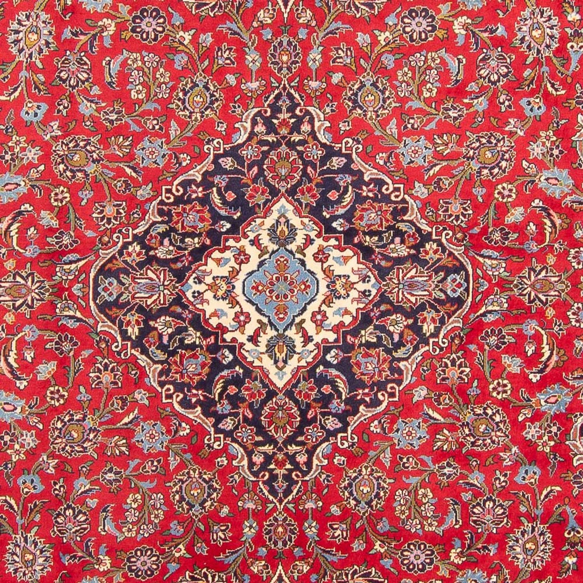 Alfombra persa - Keshan - 350 x 250 cm - rojo