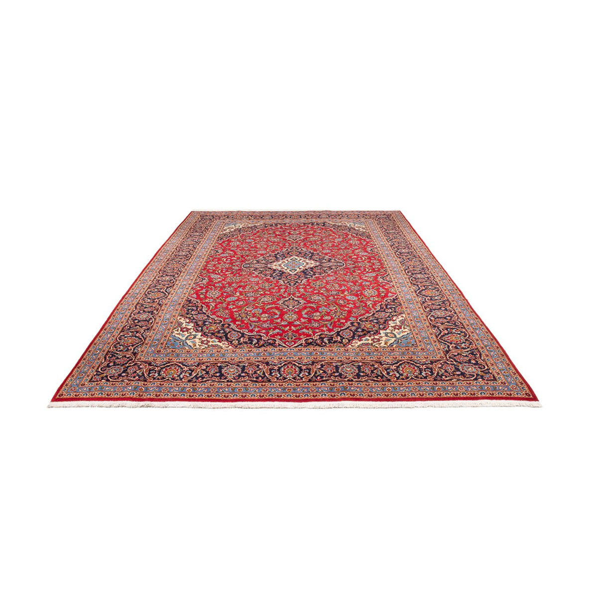 Alfombra persa - Keshan - 350 x 250 cm - rojo