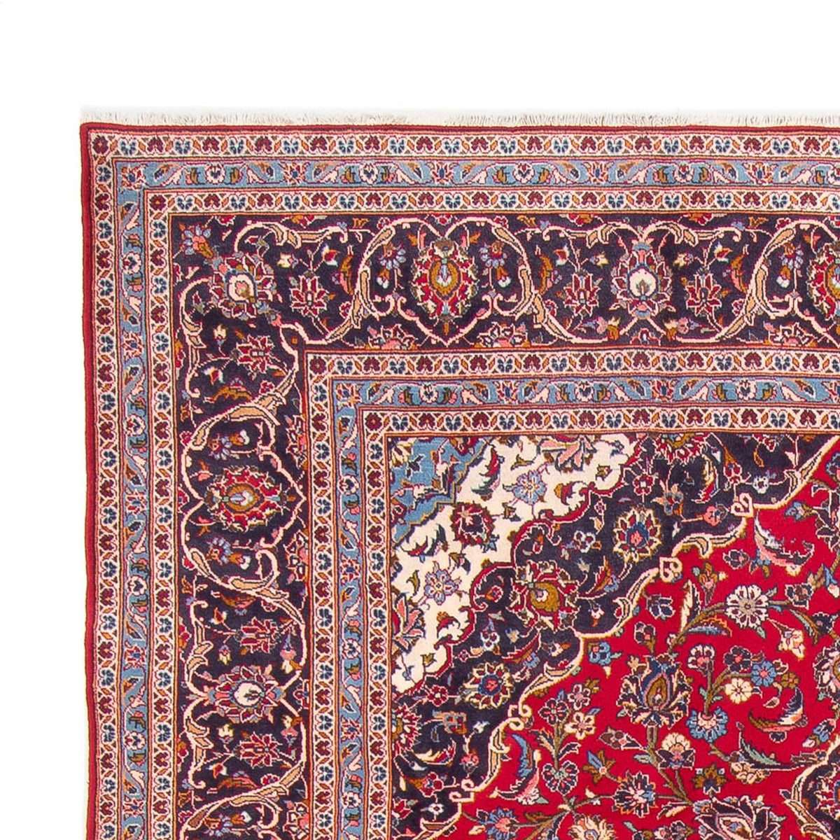 Alfombra persa - Keshan - 359 x 244 cm - rojo