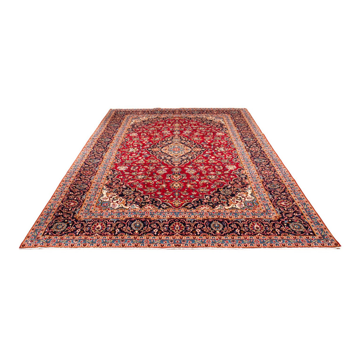 Alfombra persa - Keshan - 358 x 245 cm - rojo