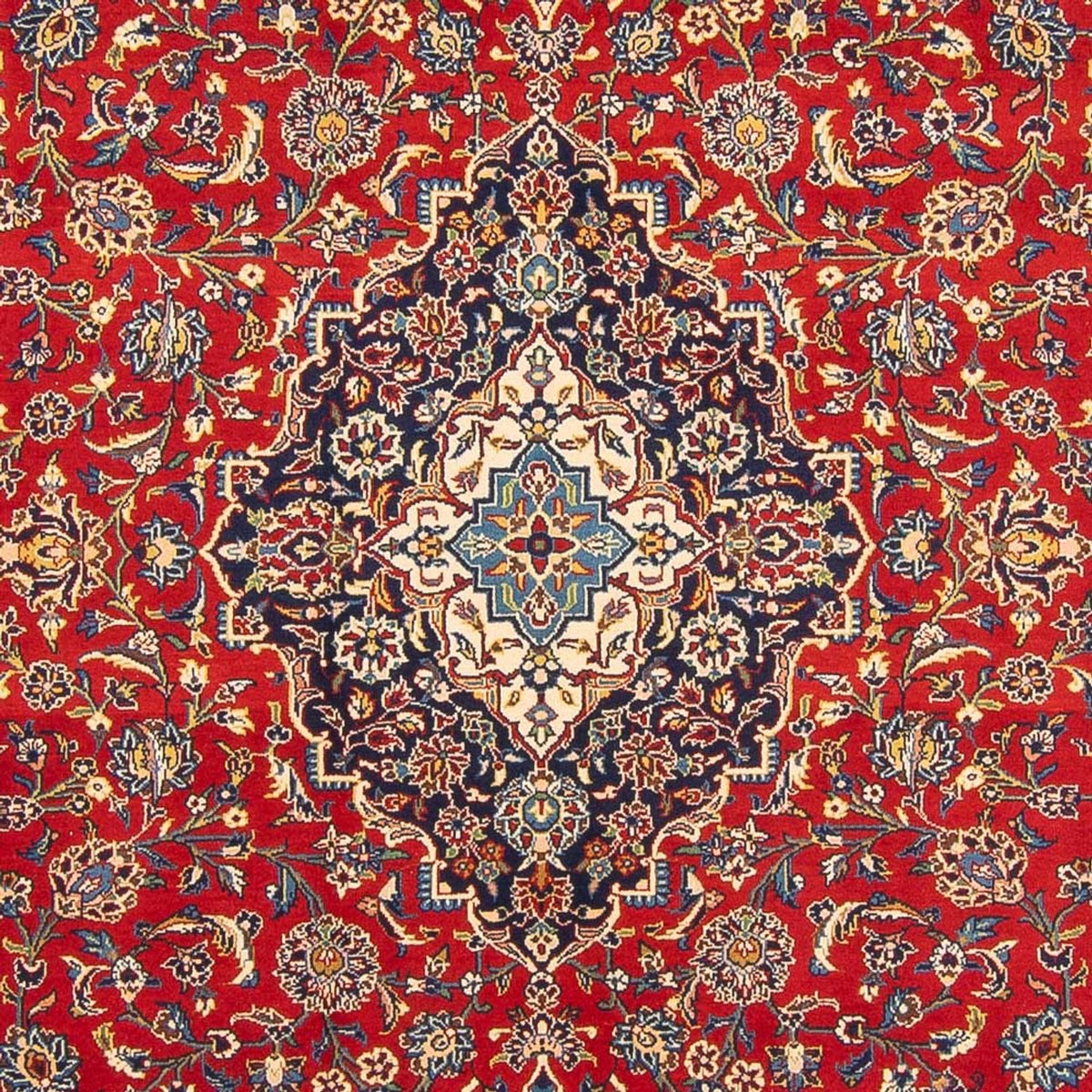 Alfombra persa - Keshan - 353 x 250 cm - rojo
