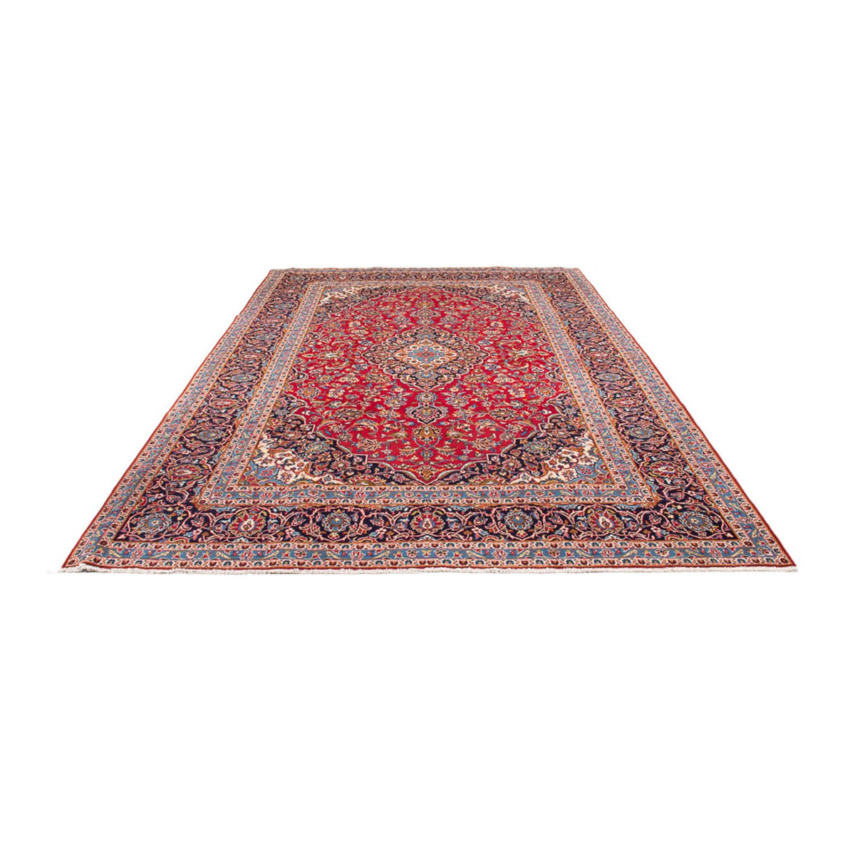 Alfombra persa - Keshan - 360 x 247 cm - rojo