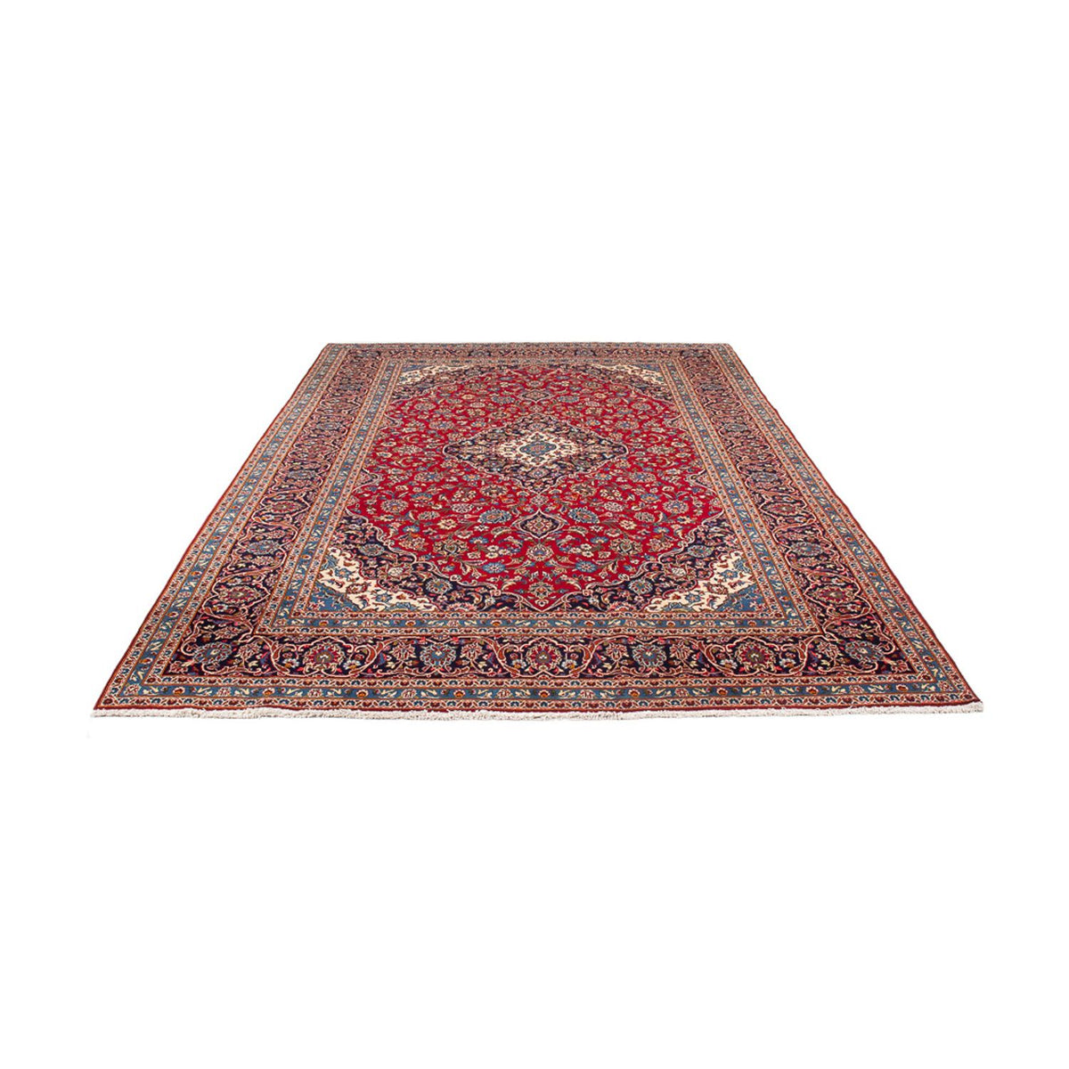 Alfombra persa - Keshan - 360 x 248 cm - rojo