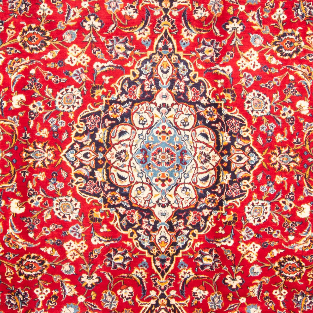 Alfombra persa - Keshan - 359 x 260 cm - rojo