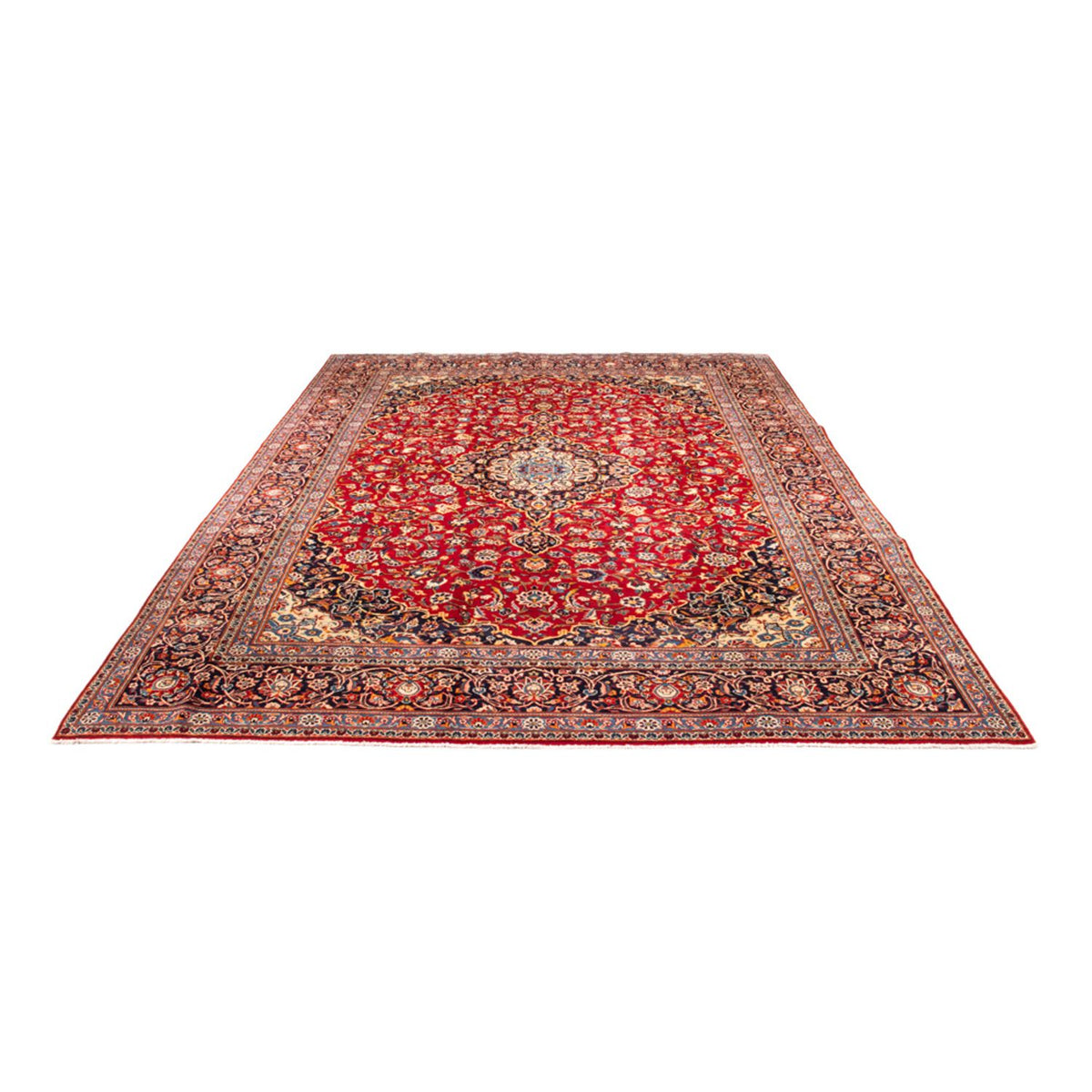 Alfombra persa - Keshan - 359 x 260 cm - rojo