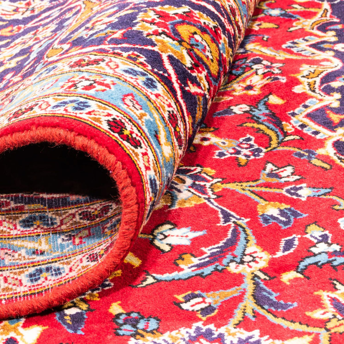 Alfombra persa - Keshan - 380 x 248 cm - rojo