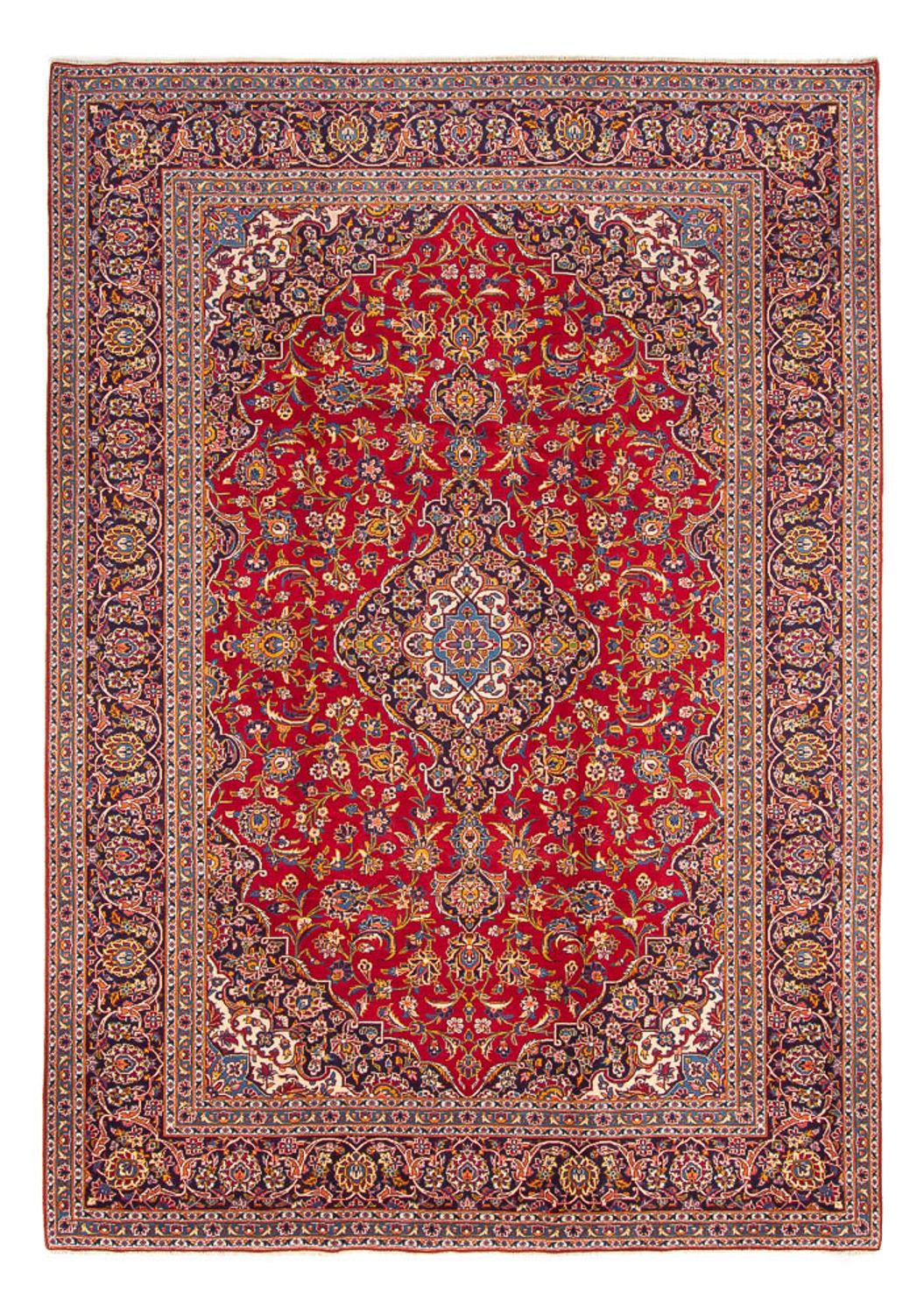 Alfombra persa - Keshan - 365 x 260 cm - rojo