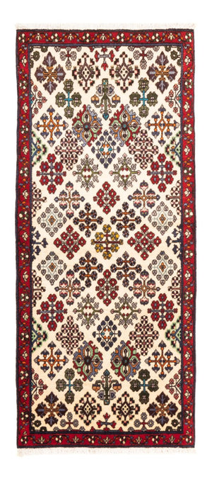 Alfombra de pasillo Alfombra persa - Nómada - 155 x 68 cm - crema