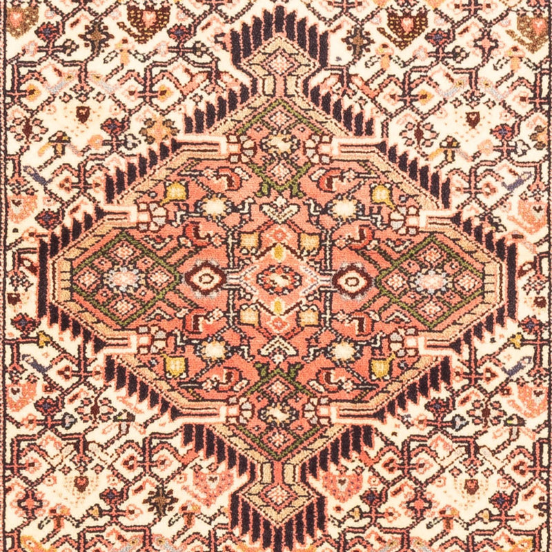 Alfombra de pasillo Alfombra persa - Nómada - 202 x 87 cm - crema