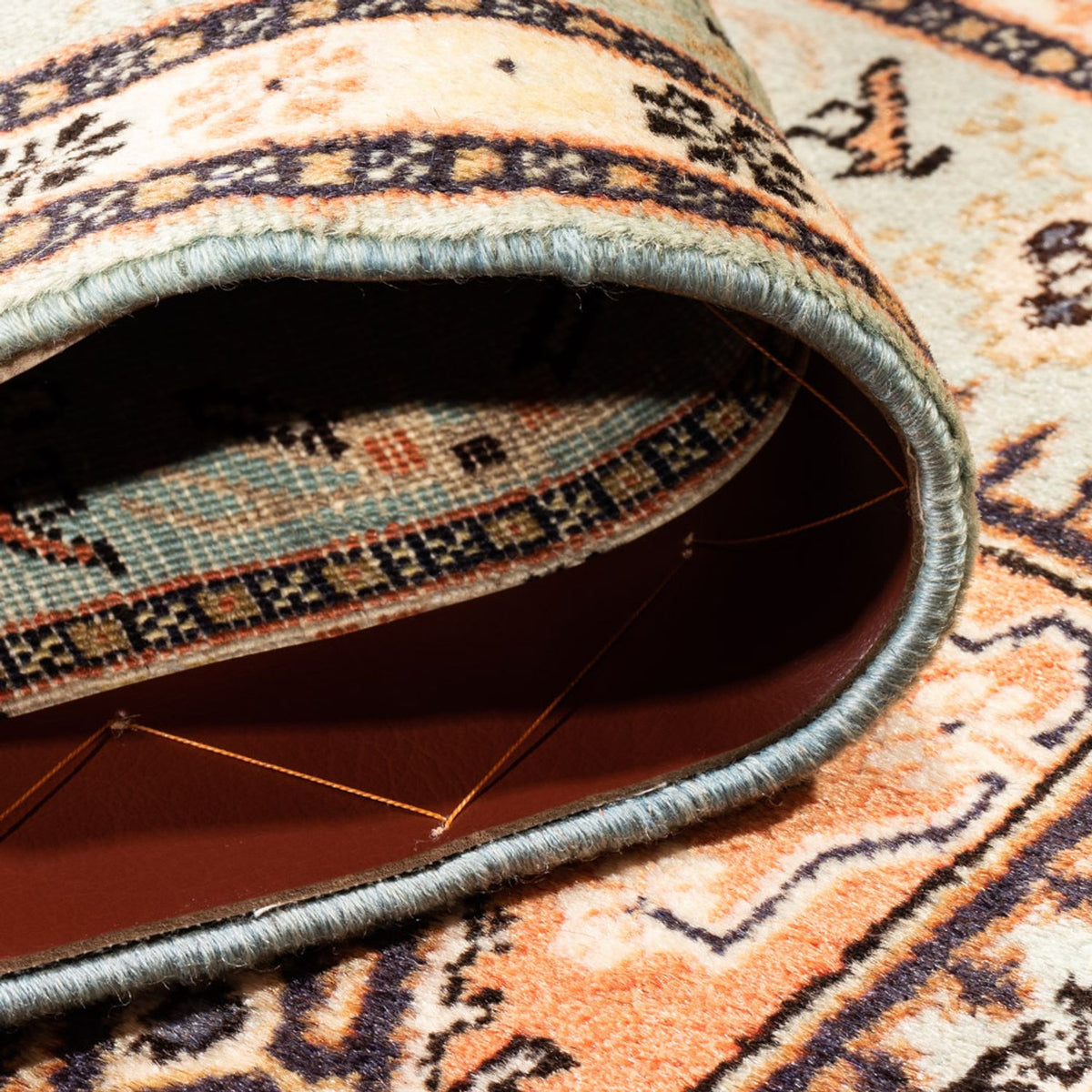 Alfombra de pasillo Alfombra persa - Nómada - 188 x 66 cm - verde claro