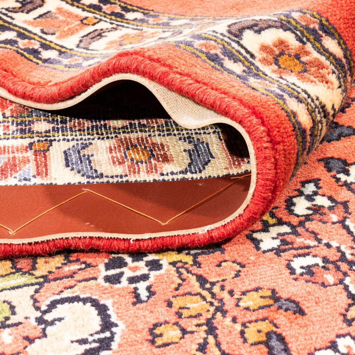 Alfombra de pasillo Alfombra persa - Nómada - 186 x 82 cm - salmón