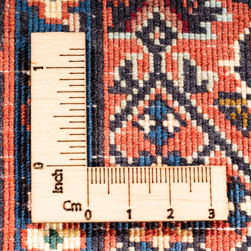 Alfombra de pasillo Alfombra persa - Bidjar - 214 x 62 cm - rojo