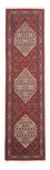 Alfombra de pasillo Alfombra persa - Bidjar - 228 x 61 cm - rojo