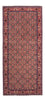 Alfombra de pasillo Alfombra persa - Bidjar - 189 x 82 cm - rojo claro