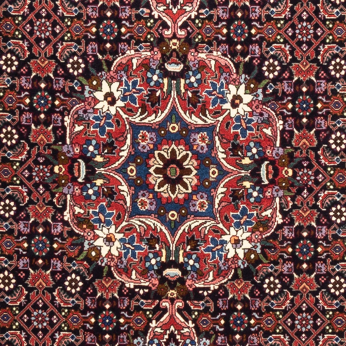 Alfombra de pasillo Alfombra persa - Bidjar - 200 x 76 cm - azul oscuro