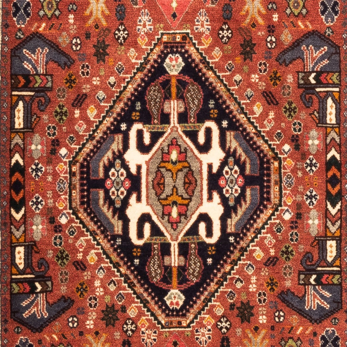 Alfombra de pasillo Alfombra persa - Nómada - 197 x 80 cm - rojo