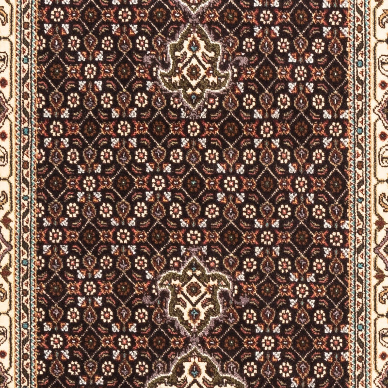 Alfombra de pasillo Alfombra Persa - Tabriz - Real - 195 x 75 cm - azul oscuro