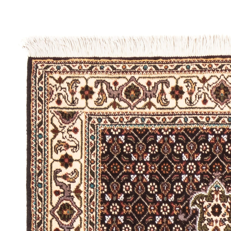 Alfombra de pasillo Alfombra Persa - Tabriz - Real - 195 x 75 cm - azul oscuro