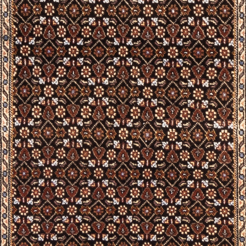 Alfombra de pasillo Alfombra Persa - Tabriz - Real - 196 x 80 cm - azul oscuro
