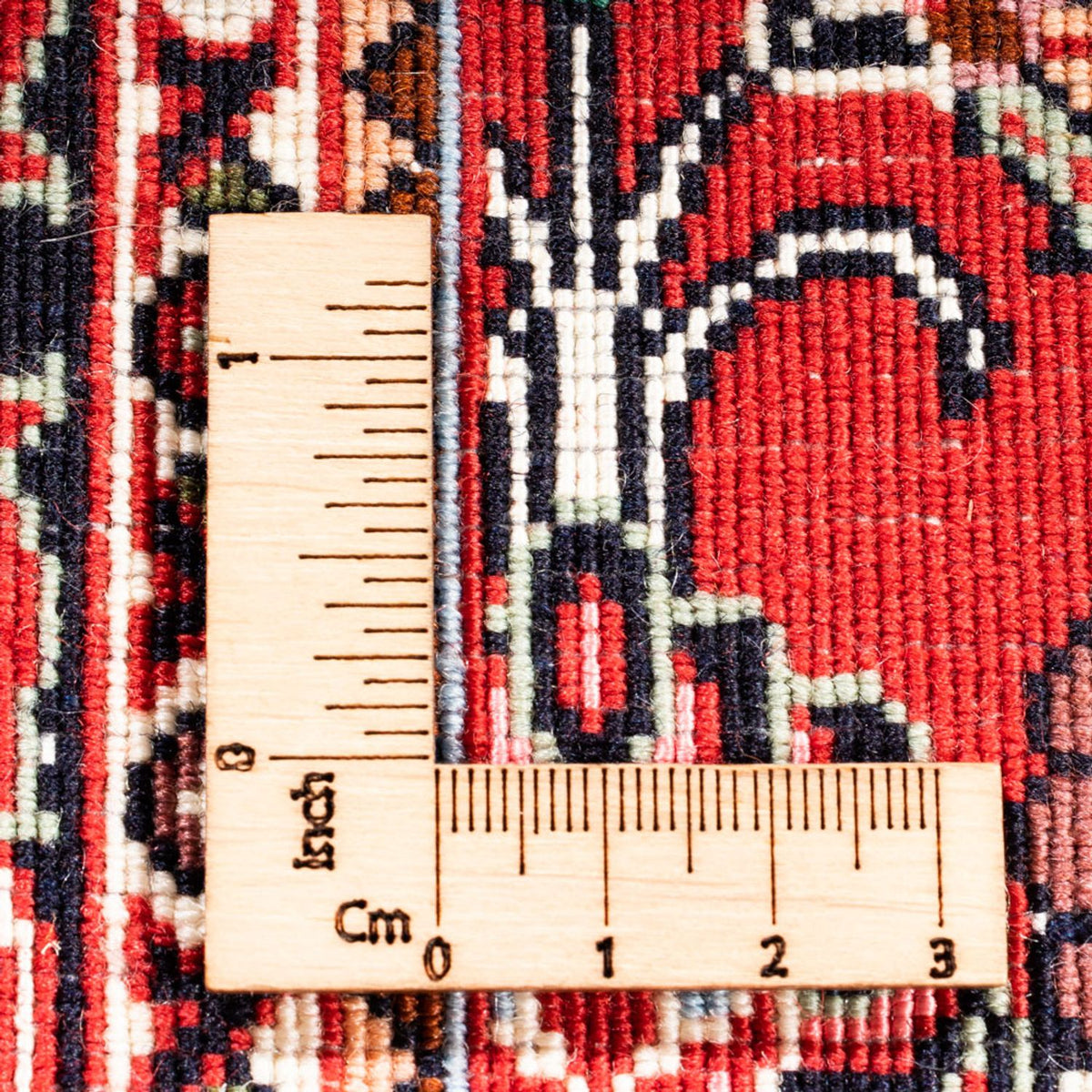 Alfombra de pasillo Alfombra persa - Bidjar - 204 x 84 cm - rojo