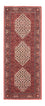 Alfombra de pasillo Alfombra persa - Bidjar - 196 x 80 cm - rojo
