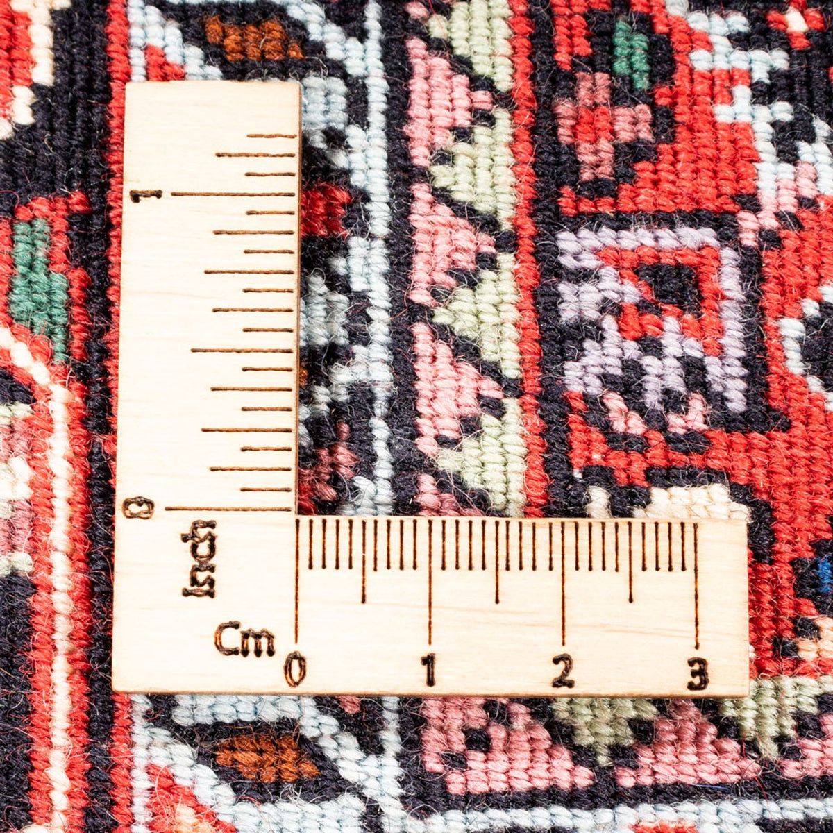 Alfombra de pasillo Alfombra persa - Bidjar - 196 x 80 cm - rojo