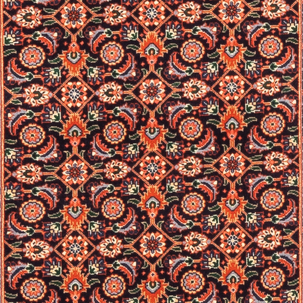 Alfombra de pasillo Alfombra Persa - Isfahan - Prima - 199 x 64 cm - rojo