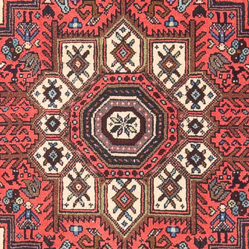 Alfombra persa - Nómada - 138 x 90 cm - rojo claro