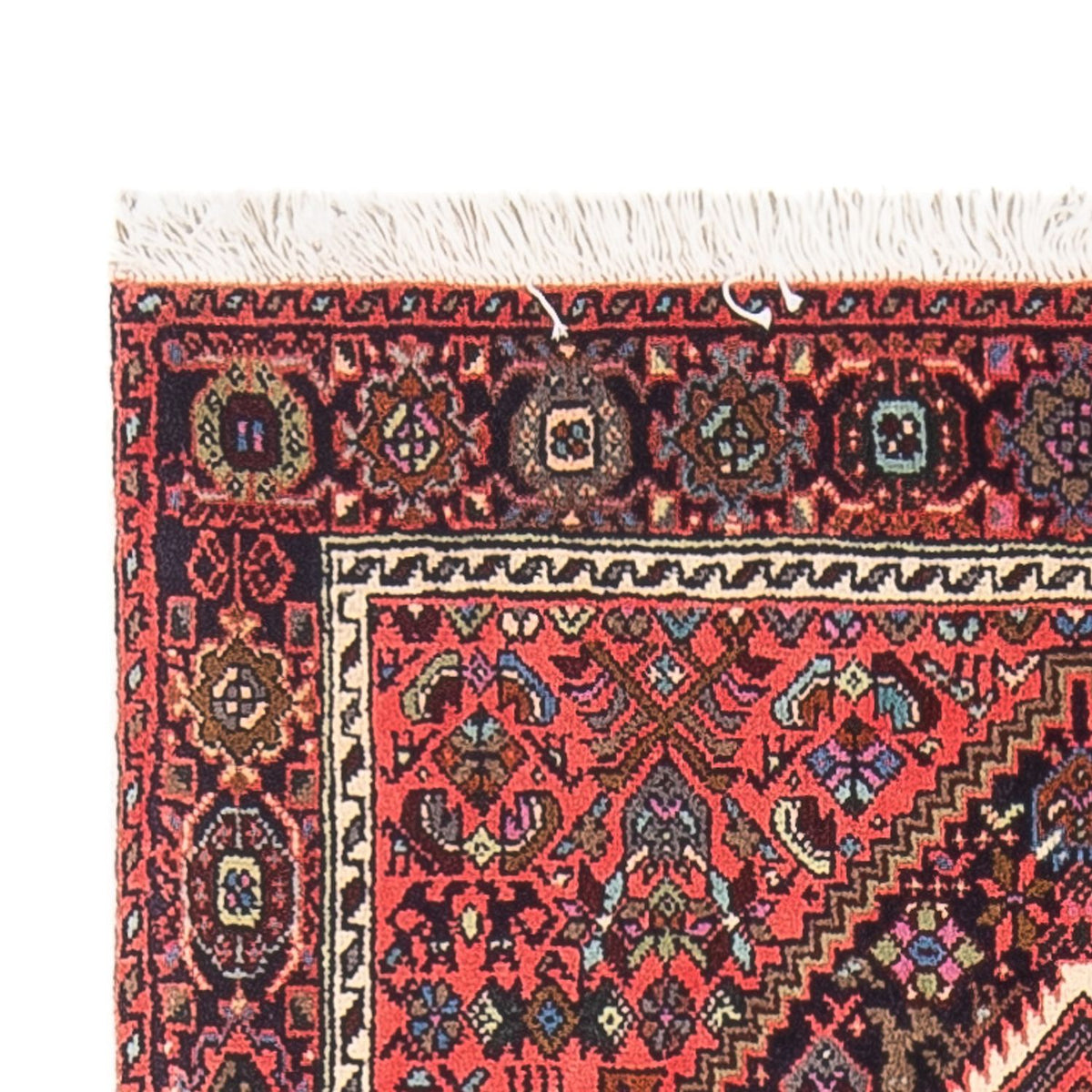 Alfombra persa - Nómada - 138 x 90 cm - rojo claro