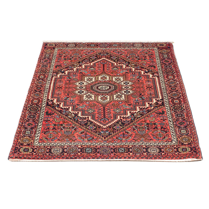 Alfombra persa - Nómada - 138 x 90 cm - rojo claro