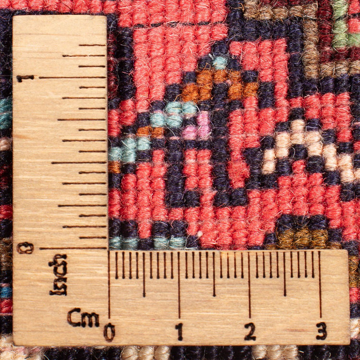 Alfombra persa - Nómada - 138 x 90 cm - rojo claro