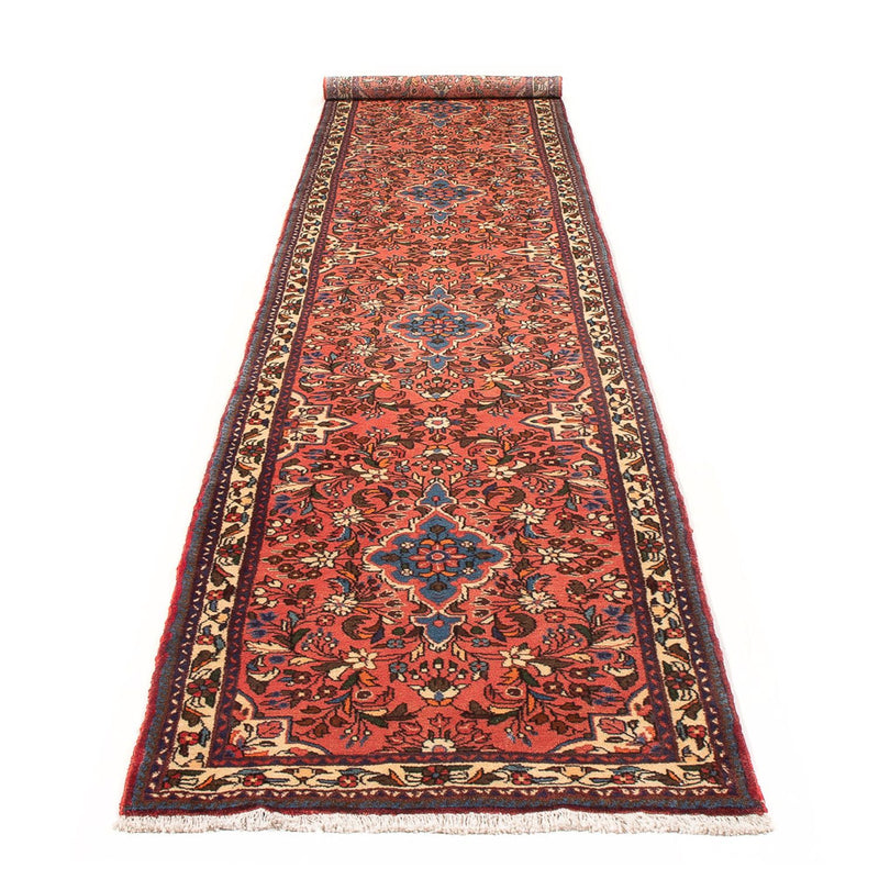 Alfombra de pasillo Alfombra persa - Nómada - 385 x 77 cm - rojo