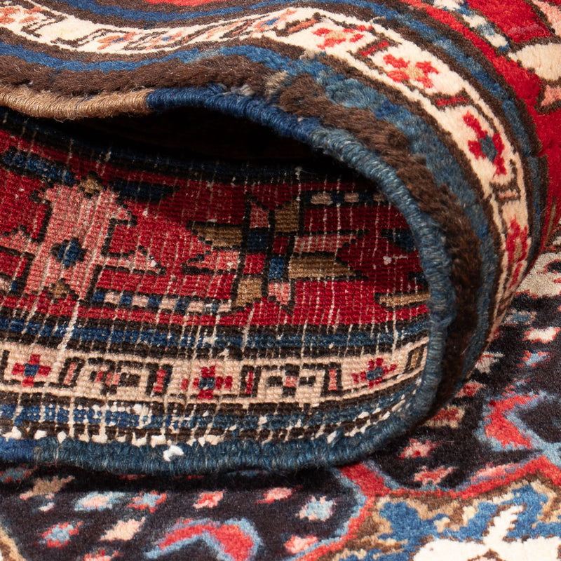 Alfombra de pasillo Alfombra persa - Nómada - 382 x 107 cm - azul oscuro