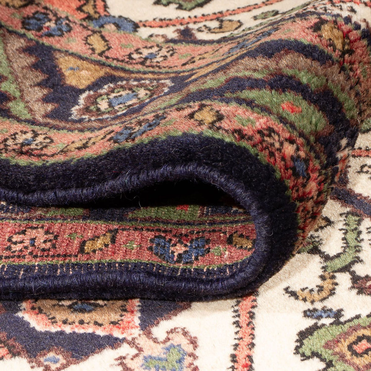 Alfombra de pasillo Alfombra persa - Nómada - 283 x 94 cm - crema