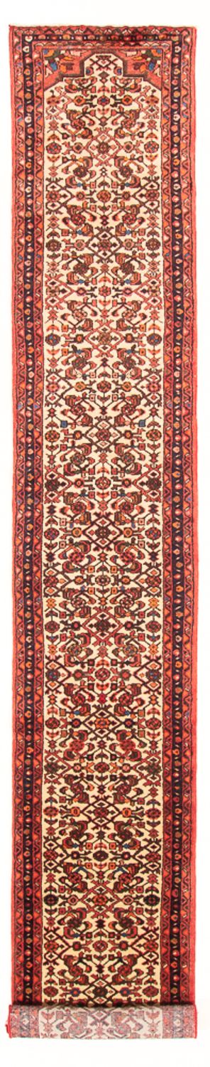Alfombra de pasillo Alfombra Kelim - Oriental - 408 x 70 cm - beige