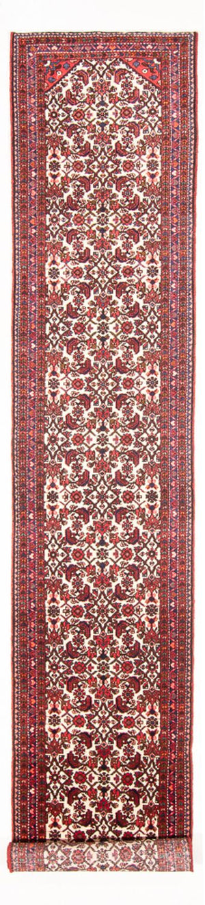 Alfombra de pasillo Alfombra Kelim - Oriental - 415 x 80 cm - beige